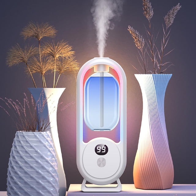 HOZADOIE Aromatherapy Machine Home Essentials Wireless Intelligent Aromatherapy Diffuser Home Automated Diffuser Hotel Sprayer Toilet Deodorizer Freshener Perfumed 50ml