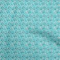 thumbnail image 1 of oneOone Velvet Turquoise Green Fabric Floral Ditsy Craft Projects Decor Fabric Printed By The Yard 58 Inch Wide, 1 of 4