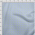 thumbnail image 4 of oneOone Cotton Poplin Medium Blue Fabric Asian Ikat Craft Projects Decor Fabric Printed By The Yard 56 Inch Wide, 4 of 4