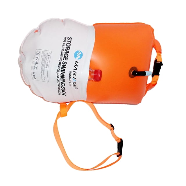 maskred Bouée de Remorquage de Natation avec Sac Bouée de Natation Sécurité Flottante Orange