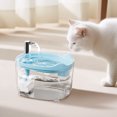thumbnail image 3 of RKSTN Water Dispense Cat Water Dispenser Automatic Circulation Flow Water Dispenser Blue, 3 of 5