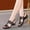 Black, variant on Shldybc Sandals Women Women's Heels Chunky Low Heel Shoes Solid Color Office Lady Pumps Dress Shoes