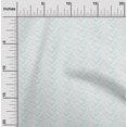 thumbnail image 1 of oneOone Viscose Chiffon Aqua Blue Fabric Chevron Geometric Sewing Craft Projects Fabric Print By Yard 42 Inches Wide, 1 of 4