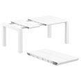 thumbnail image 5 of Ensemble de Salle à Manger Extérieur Loft avec 6 Chaises à Accoudoirs et Table Extensible de 55 Pouces Blanc, 5 of 5