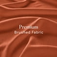 thumbnail image 3 of Swift Home Ensemble housse de couette unie ultra douce, Lit simple, Cannelle, 3 of 6