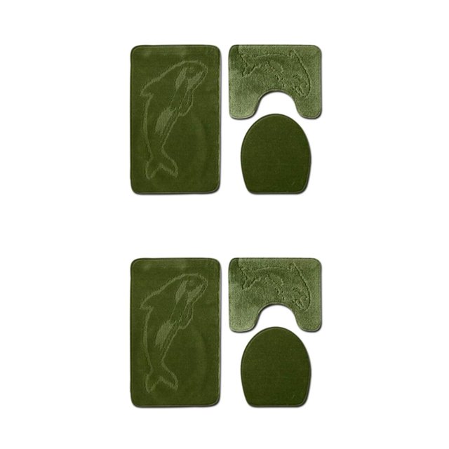 maskred 3x Bathroom Rug Sets Easy To Install Waterproof Anti-slip Multi-functional Eco-friendly Durable PJ210611-B002 2Set