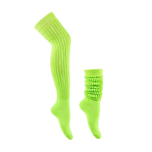 Women's Lengthening Thick Socks Colorful Over The Knee Pile Socks