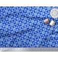 thumbnail image 3 of Soimoi Satin Silk Fabric Abstract & Circle Geometric Print Fabric by The Yard 42 Inch Wide, 3 of 5