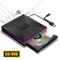 thumbnail image 1 of Nidmaw USB-C CD/DVD +/-RW optical drive, CD-ROM burner/reader/writer with USB/SD/TF interface and audio output, suitable for laptops, PCs, Macs, MacBook Air/Pro and Windows 11/10 disc players., 1 of 5