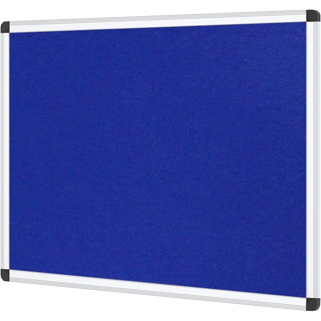 ;; X ;; Tableau d'Avis Tableau en Feutre Tableau de Messages de Bureau Cadre en Aluminium