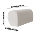 thumbnail image 3 of Amzcrzy Sofa Arm Cover All Inclusive Solid Color Plaid Sofa Armrest Cover Elastic Sofa Armrest Protective Cover Thickened Non Slip Armrest Cover for All Seasons 2Pc Home Decor Home Decoration, 3 of 6