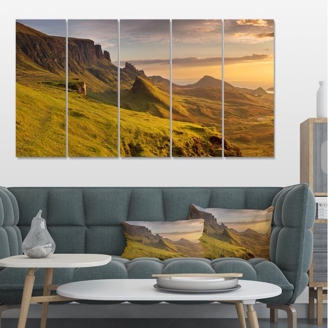 Sunrise at Quiraing Scotland - Landscape Canvas Art Print