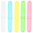 thumbnail image 1 of 5Pcs Visible Toothbrush Case Toothbrush Organizer Lightweight Toothbrush Carrying Boxes, 1 of 8