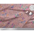 thumbnail image 3 of Soimoi Polyester Crepe Fabric Wreath & Dream Catcher Home Decor Print Fabric by The Yard 52 Inch Wide, 3 of 3