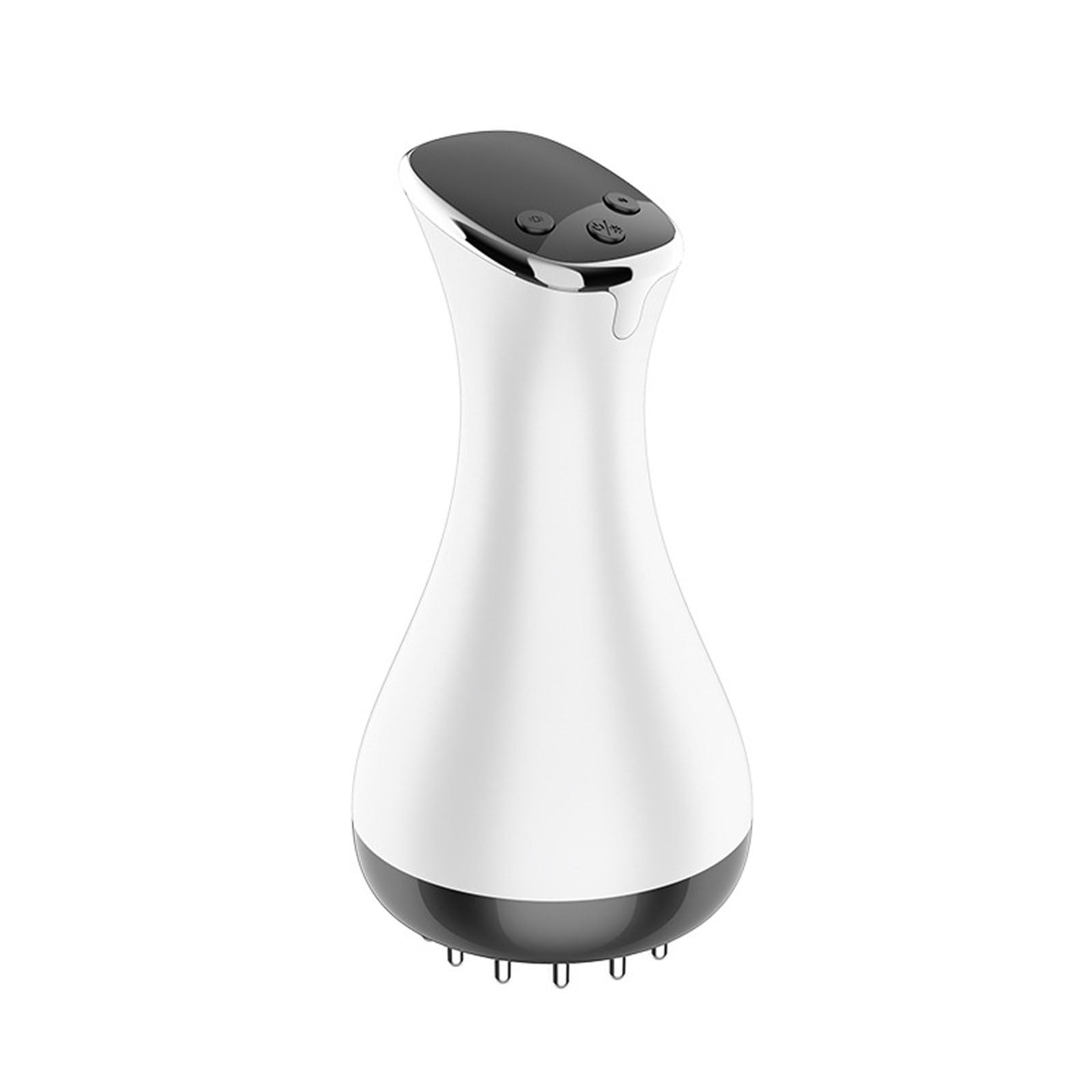 EGNMCR Massage Brush 30 Heat Vibration Red Light Body a Massager