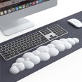 thumbnail image 1 of Becaristey Wrist Rest Pad Anti-Slid Rubber Base Comfortable And Supportive Suitable For Desk Or Pillow Mouse White, 1 of 6