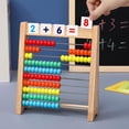 thumbnail image 4 of Education Toy for Early Math Development by Children's Math With Colored Beads 10 Wooden Counting Block for Preschool Learning and Problem Solving, 4 of 7