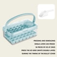 thumbnail image 1 of EGNMCR Press The Single And Double-layer Ice Block Of The Ice Box Hold A Large Capacity Ice Storage Box With A Lid And Ice Cells Pressing the Ice, 1 of 3