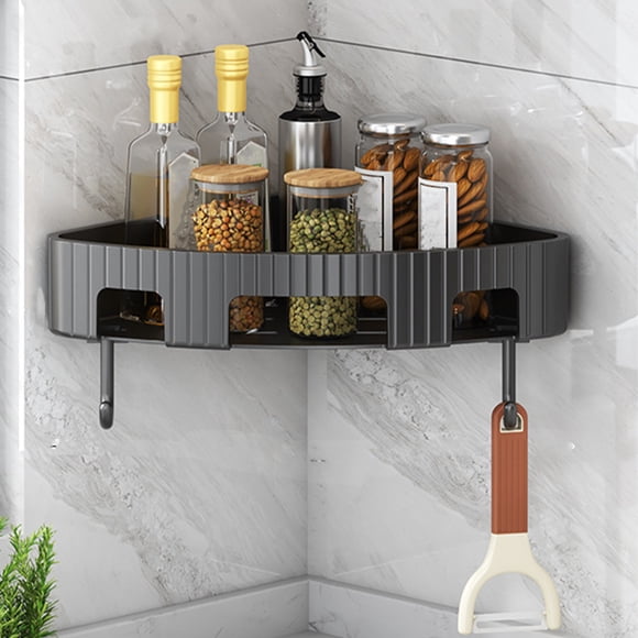 TIMIFIS Toothbrush Holders Corner Bathroom Counter Organizer Organizer Bathroom Sink Organizer Bathroom Organizer Countertop for Storage Bathroom Corner Shelf Storage Rack