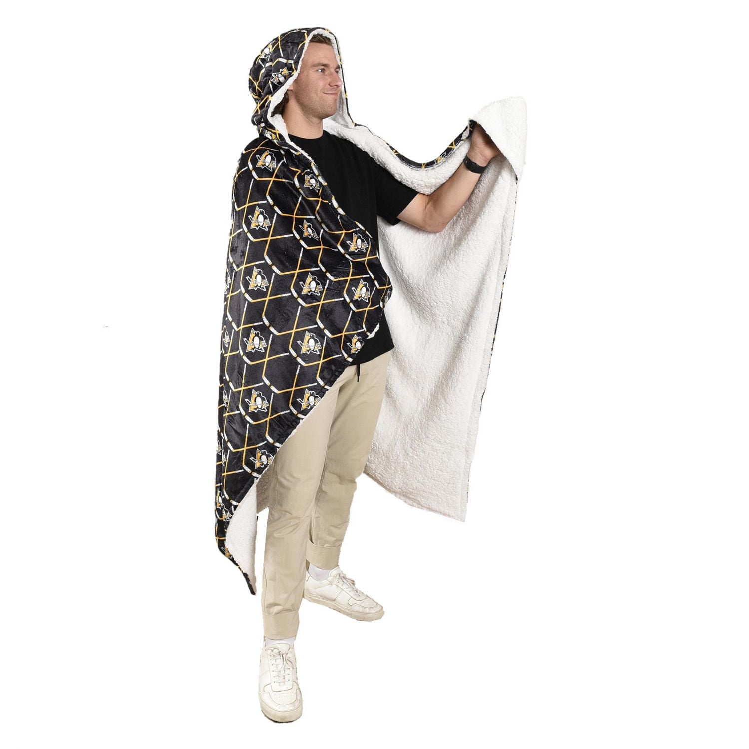 NHL Pittsburgh Penguins Hooded Throw, 50" x 60"