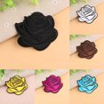 thumbnail image 3 of HEVIRGO Clothes Patch Rose Iron On Cloth Flower Badge Patch Clothes Accessory for Clothing, 3 of 10