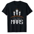 thumbnail image 1 of AALJY Colonize Mars Occupe Mars Atterrissage Astronaute, T-shirt en polyester de Qualité, 1 of 5