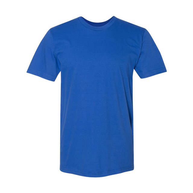 American Apparel USA-Made Fine Jersey Tee, S, Royal Blue