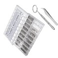 thumbnail image 1 of 1000pcs Eyeglass Sunglass Repair Screws Kit with Tweezers Screwdriver Tiny Micro Screws Nuts Assortment, 1 of 9
