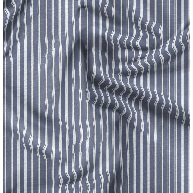 Soimoi Poly Georgette Fabric Striped Stripe Decor Fabric Printed Yard 52 Inch Wide