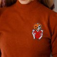 thumbnail image 4 of Maytalsory Exquisite And Fashionable Halloween Enamel Pin Brooch Gift For Gothic Jewelry Enthusiasts Pumpkin Skeleton 1Set, 4 of 6