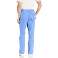 thumbnail image 2 of KOI Men's Big Tall James Elastic Scrub Pants with Zip Fly and Drawstring Waist, True Ceil, 2X/Short, 2 of 2