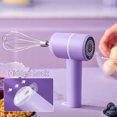 thumbnail image 4 of Electric Egg Beater Handheld Mixer USB-C Charging Cordless Whisk with Detachable Beaters 3 Speeds Modes Kitchen Tool for Baking Cooking, 4 of 7