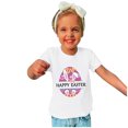 thumbnail image 1 of EGNMCR Blouses & Chemises à Manches Courtes Col Rond pour Tout-Petits Garçons Filles Mode Imprimé Ufs de Lapin de Pâques, 1 of 4