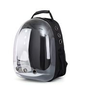 Dog Backpack Carrier Pet Backpack Cat Carrier Backpack Large Capacity Pet Travel Carrier Bubble Bag For Small Dogs And CatsTransparent Black