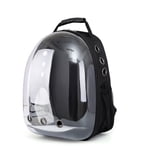Cat Carrier Backpack Dog Backpack Carrier Pet Backpack Cat Carrier Backpack Large Capacity Pet Travel Carrier Bubble Bag For Small Dogs And CatsTransparent Black