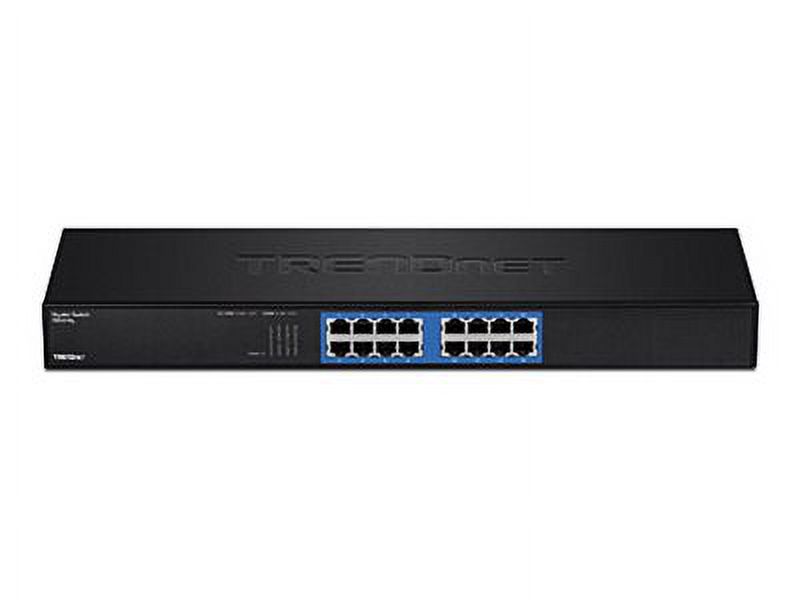 TRENDnet TEG S16g - Switch - 16 x 10/100/1000 - rack-mountable - TAA Compliant