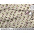 thumbnail image 3 of Soimoi Velvet Fabric Leaves & Floral Block Print Sewing Fabric Yard 58 Inch Wide, 3 of 3
