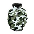 thumbnail image 1 of Innerwin Sweatshirt Long Sleeve Mens Hooded Tops Sport Drawstring Comfy Hoodies Army Green 5XL, 1 of 2