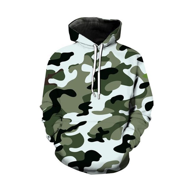 Innerwin Sweatshirt Long Sleeve Mens Hooded Tops Sport Drawstring Comfy Hoodies Army Green 5XL