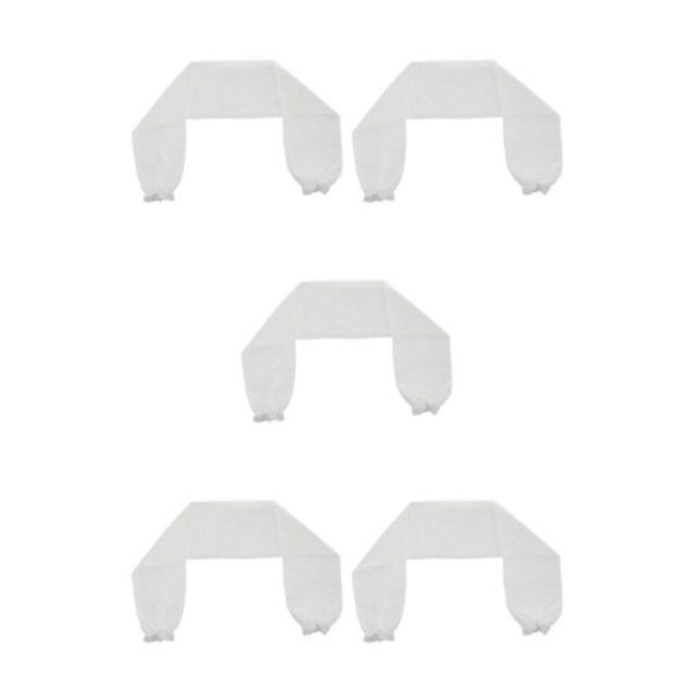 kurtrusly Boléro en Mousseline à Manches Longues Tendance pour Femmes Blanc Ensemble de 5