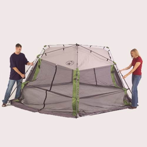 COLEMAN Camping Instant Screened Canopy Tent Shelter w/ Carry Bag