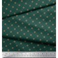 thumbnail image 3 of Soimoi Velvet Fabric Dot & Floral Small Fabric Prints by Yard 58 Inch Wide, 3 of 3