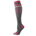 thumbnail image 1 of Dvkptbk Compression Bas pour Femmes et Hommes Personnes Sports de Plein Air Bas de Protection Élastiques pour les Jambes et Bas de Pressionks Chaussettes Hautes Roses - Soldes d'Été Liquidation, 1 of 2