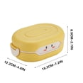 thumbnail image 2 of EGNMCR Lunch Bags for Women Lunch Box Bento Box Cute Fresh Lunch Box Student Lunch Box Portable Light Food High Temperature Bento Box Bento Boxes, 2 of 2