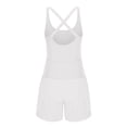 thumbnail image 3 of Yuyuzo Workout Romper for Women Sleeveless Short Jumpsuit Backless Yoga Rompers Atheletic Running Jumpsuits, 3 of 4