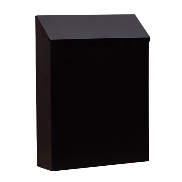 Boîte de Dépôt avec Serrure Imperméable avec Clé Boîte aux Lettres Murale Boîte aux Lettres Murale Noire