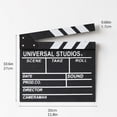 thumbnail image 4 of relayinert Director Film Clapboard Action Scene Clapper Board Wooden Movie Film Clap Slate, L, Black, 4 of 7