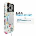 thumbnail image 2 of SKLYDDI Cute Fuchsia Flower Case for iPhone 13 Pro, Compatible with MagSafe, 2 of 7