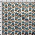 thumbnail image 4 of oneOone Polyester Spandex Medium Blue Fabric Leaves & Clover Craft Projects Decor Fabric Printed By The Yard 56 Inch Wide-L9, 4 of 5