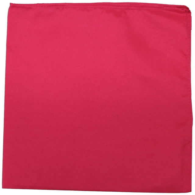 Bandana Unisexe en Coton 100 % Uni - Lot de 12